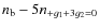 $n_{\rm b}- 5n_\sc + g_1 + 3g_2 = 0$