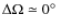 $\Delta\Omega \simeq 0\hbox{$^\circ$ }$