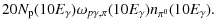 $\displaystyle 20N_{\rm p}(10E_{\gamma})\omega_{p\gamma ,\pi}(10E_{\gamma})n_{\pi^0}(10E_{\gamma}).$