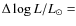 $\Delta \log{L/L_{\odot}}=$