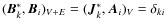 $(\vec{B}_k^*,\vec{B}_i)_{V+E}=(\vec{J}_k^*,\vec{A}_i)_V=\delta_{ki}$