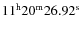 $\rm 11^h20^m26.92^s$