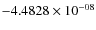 $-4.4828\times 10^{-08}$