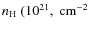 $n_{\rm H}\; (10^{21},\;{\rm cm}^{-2}$