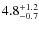 $4.8^{+1.2}_{\rm -0.7}$