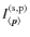 $I_{\langle \vec p \rangle}^{\rm (s,p)}$