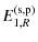 $\displaystyle E_{1,R}^{\rm (s,p)}$