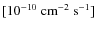$[10^{-10}~{\rm cm}^{-2}~{\rm s}^{-1}]$