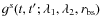 $g^{s}(t,t';\lambda_1,\lambda_2,r_{\rm bs})$