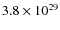 $3.8\times 10^{29}$