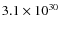 $3.1\times 10^{30}$