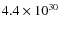 $4.4\times 10^{30}$