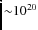 ${\sim}10^{20}$