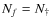 $N_f = N_\dag $