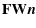 $\displaystyle {\bf F}{\bf W}{\vec n}$