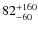 $\rm 82_{-60}^{+160}$