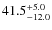$\rm 41.5_{-12.0}^{+5.0}$