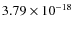 $3.79\times10^{-18}$