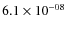 $6.1\times10^{-08}$