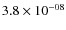$3.8\times10^{-08}$
