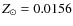 $Z_\odot = 0.0156$