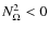 $N^2_{\Omega} < 0$