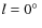 $l=0\hbox{$^\circ$ }$