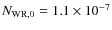 $N_{\rm WR,0}=1.1\times10^{-7}$
