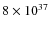 $8\times10^{37}$