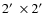 $2\hbox {$^\prime $ }\times 2\hbox {$^\prime $ }$