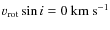 $v_{\rm rot}\sin{i}=0~{\rm km~s^{-1}}$