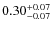 $\rm0.30_{-0.07}^{+0.07}$