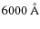 $6000~{\rm\AA}$