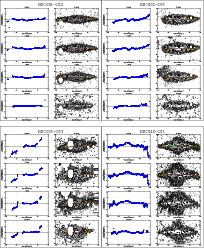 \begin{figure}\setcounter{figure}{2}
\resizebox{17.85cm}{!}{\includegraphics{145...
...{!}{\includegraphics{14506fg3g.eps}\includegraphics{14506fg3h.eps}}
\end{figure}