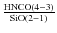 ${\rm HNCO(4-3)\over SiO(2-1)}$
