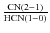 ${\rm CN(2-1)\over HCN(1-0)}$