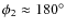 $\phi_2\approx 180^\circ$