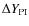 $\Delta {Y_{\rm PI}}$