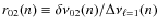 $r_{02}(n) \equiv \delta \nu_{02}(n)/ \Delta \nu_{\ell=1}(n)$