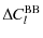 $\displaystyle \Delta C^{\rm BB}_l$