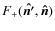 $F_{+}(\vec{\hat{n'}},\vec{\hat{n}})$