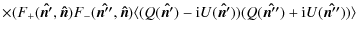 $\displaystyle \times(F_+(\vec{\hat{n'}},\vec{\hat{n}})F_-(\vec{\hat{n''}},\vec{...
...rm i} U(\vec{\hat{n'}})) (Q(\vec{\hat{n''}})+{\rm i} U(\vec{\hat{n''}}))\rangle$