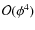 ${\cal O}(\phi^4)$
