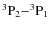$\rm ^3P_2{-}^3P_1$