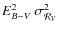 $E_{B-V}^{2} ~
\sigma^{2}_{\mathcal{R}_{V}}$