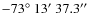 $-73\hbox {$^\circ $ }13\hbox {$^\prime $ }37.3\hbox {$^{\prime \prime }$ }$