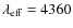 $\lambda_{{\rm eff}} = 4360$