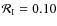 $\mathcal{R}_{\rm I}=0.10$