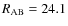 $R_{\rm AB}=24.1$