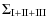 $\displaystyle \Sigma_{\rm {I+II+III}}$